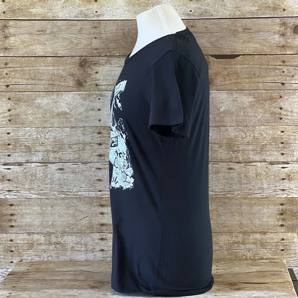 Adidas Terrex Amplifier Tee Womens Medium Black Graphic T-Shirt IA7360 NEW - Picture 9 of 9
